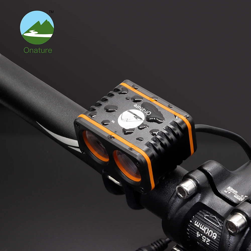 Светодиодный светильник Onature mtb для горного велосипеда заряжаемый от USB мощный