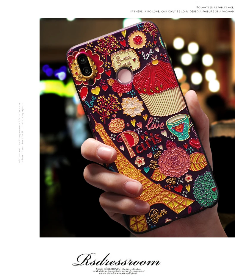 BONVAN рельефный чехол для huawei Nova 3 3i 3e чехол мягкий силиконовый Nova 2 2s цветочный матовый huawei Honor 10 View 10 V10 Cover Coupe