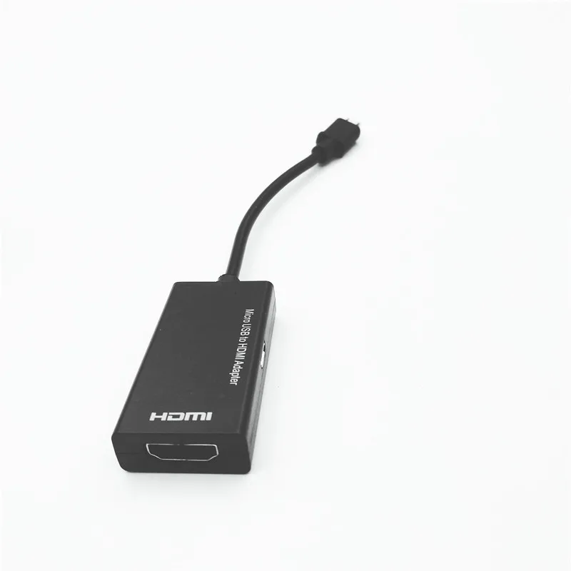 Micro USB To HDMI Микро USB к HDMI адаптер для ТВ монитора 1080P HD HDMI аудио видео кабель конвертер для samsung для Xiaomi - Цвет: Micro USB To HDMI