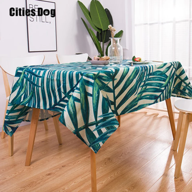 geometry Linen Table Cloth Country Style Plaid Print Multifunctional Rectangle Cover Tablecloth Home Kitchen Decoration | Дом и сад