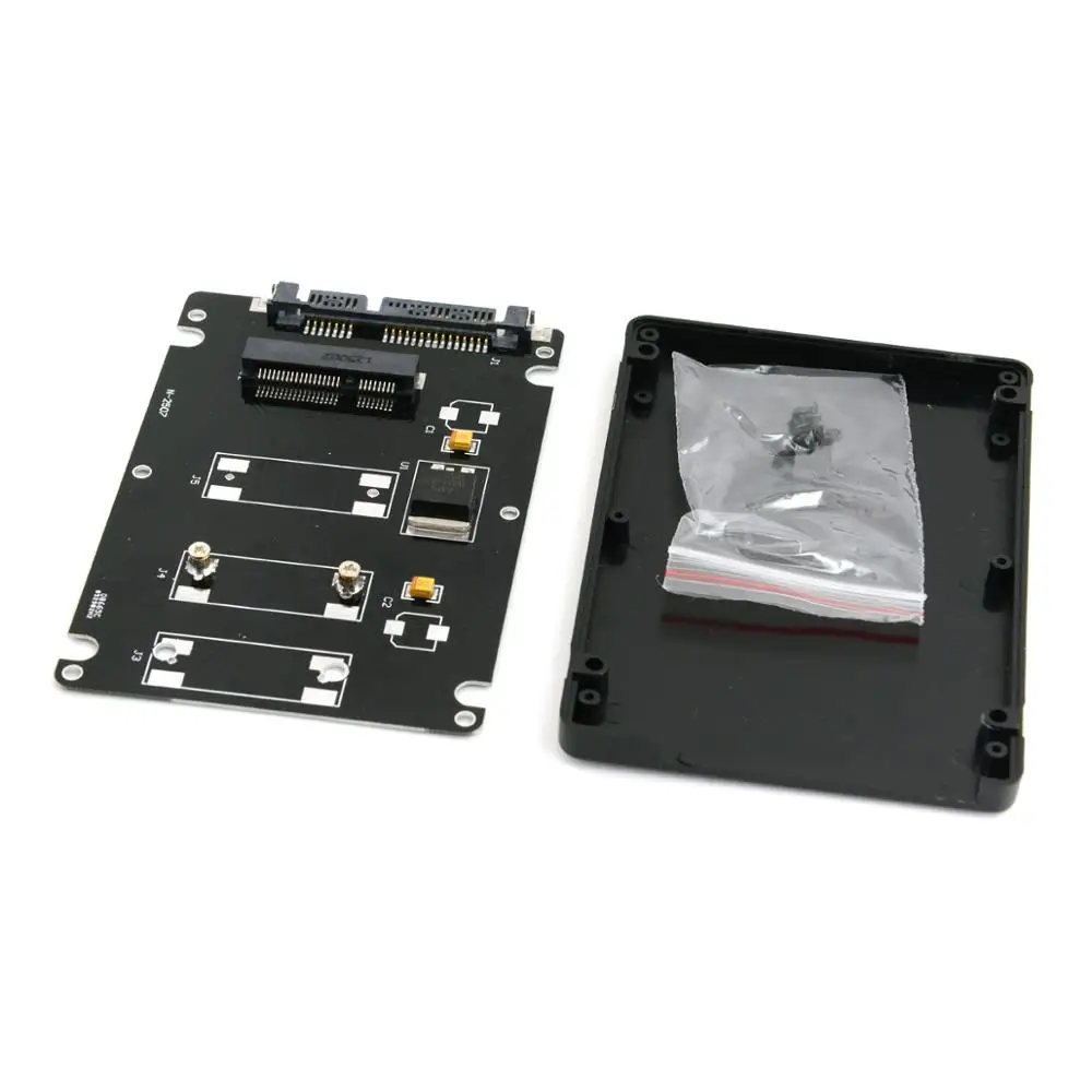 Mini PCI E mSATA SSD на 2 5 &quotSATA Корпус для жесткого диска конвертер адаптера черный