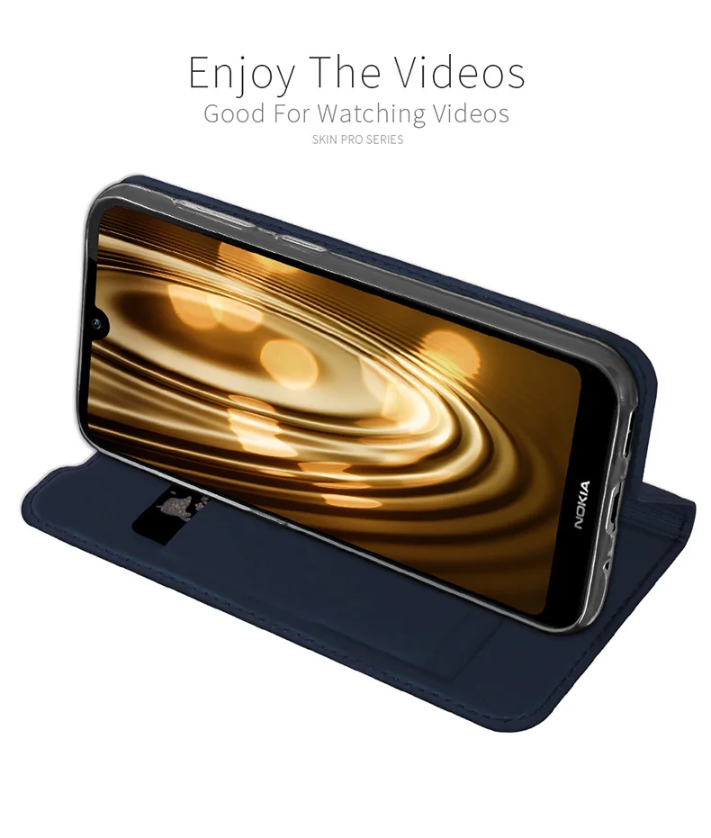 DUX DUCIS флип чехол для Nokia 4,2 Роскошный PU кожаный бумажник-книжка чехол для Nokia 4,2 3,2 Nokia4.2 чехол для телефона Coque Etui