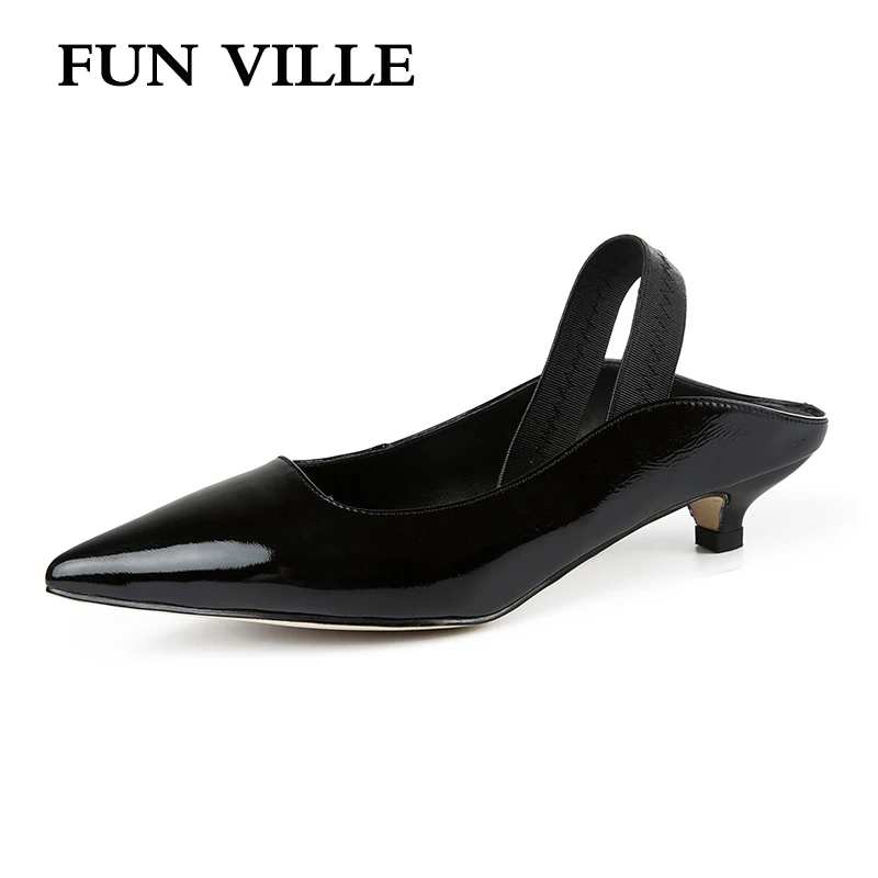 Женские босоножки в британском стиле FUN VILLE модные туфли из лакированной кожи на