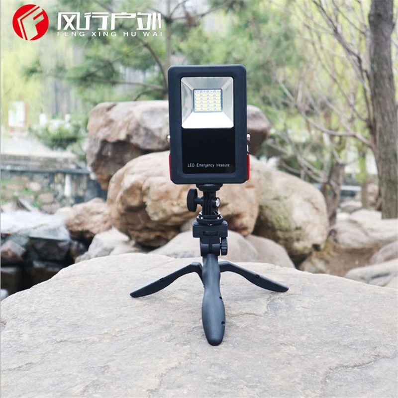 LED USB lampe Popular outdoor high power led W813 flood light portable floodlight USB charging portable mobile site lights