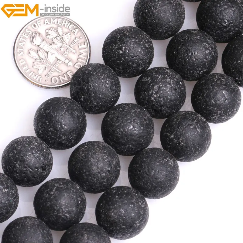 Natural Round Black Frost Matte Agates Beads For Jewelry Making 15inches 8-14mm DIY Jewellery FreeShipping Wholesale Gem-inside | Украшения