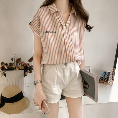 4XL 3XL женские блузки и топы корейские шифоновые рубашки в клетку с короткими