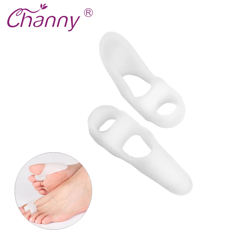 Channy силиконовый гелевый для ног сепаратор и большой палец стопы Valgus протектор &
