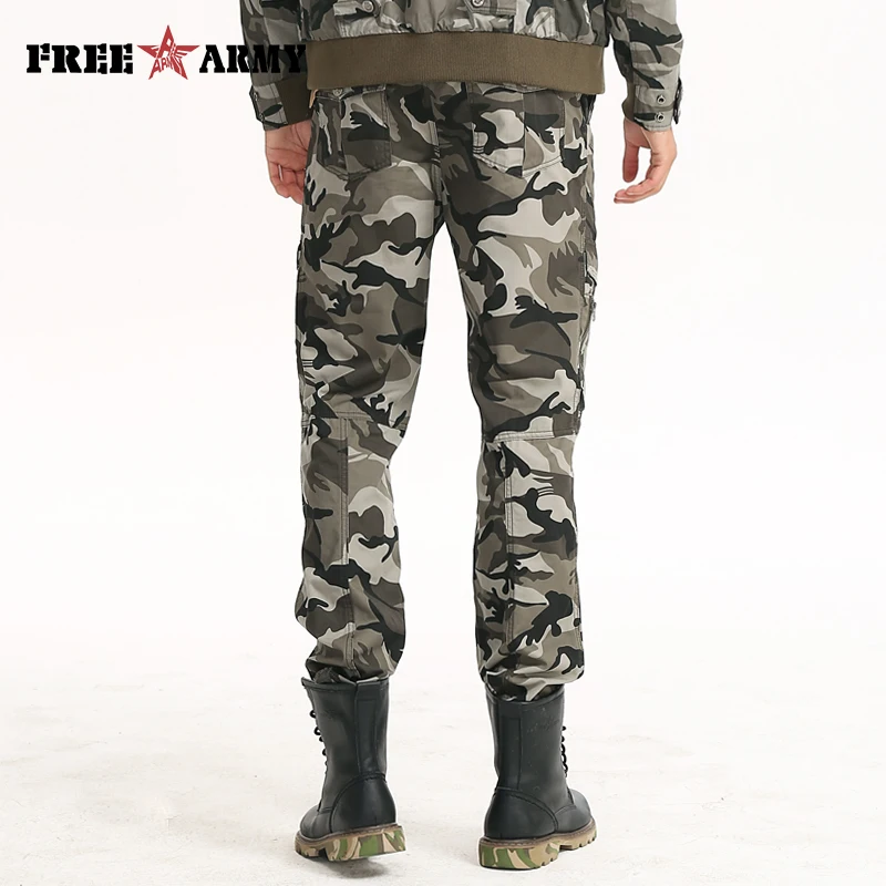 Камуфляжные тактические штаны 2018 новые модные повседневные мужские зимние