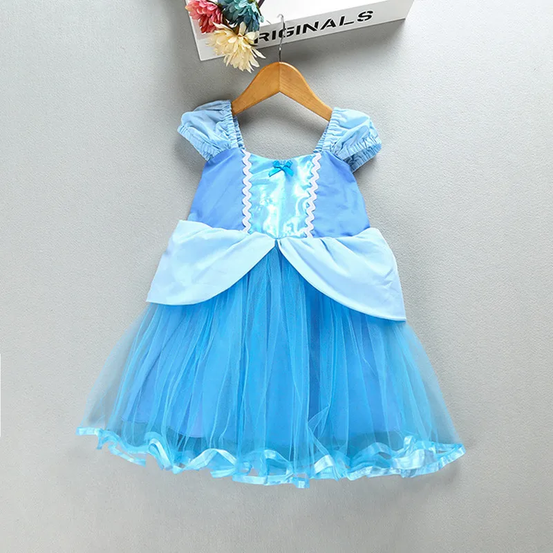 Kids Girl Princess Dress Halloween Cinderella Cosplay Fancy Party Christmas Gift for Children |