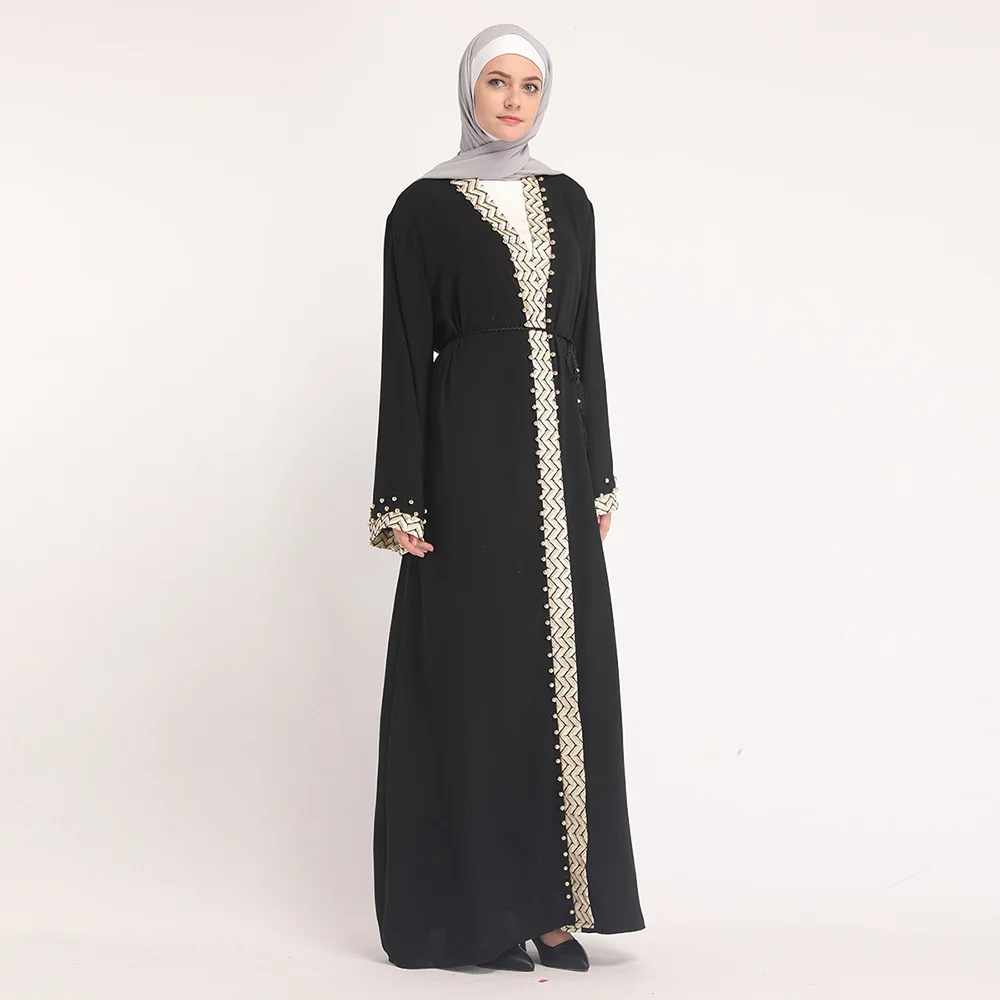 Арабское кимоно Abaya Femme кафтан халат мусульманский хиджаб Дубай платье для женщин