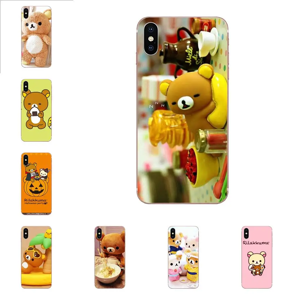 2019 новый милый медведь Rilakkuma мягкий ТПУ мобильный чехол для huawei P7 P8 P9 P10 P20 P30 Lite Mini