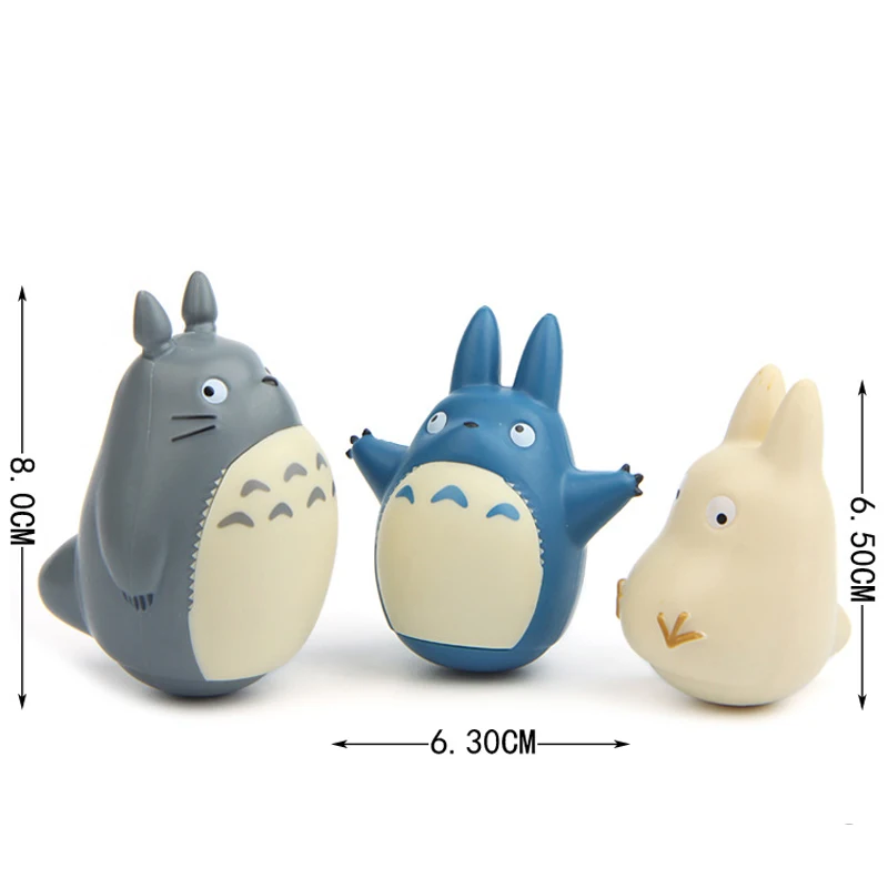 3 шт./лот новый мой сосед стакан Тоторо Фигурки игрушки из смолы экшн фигурки