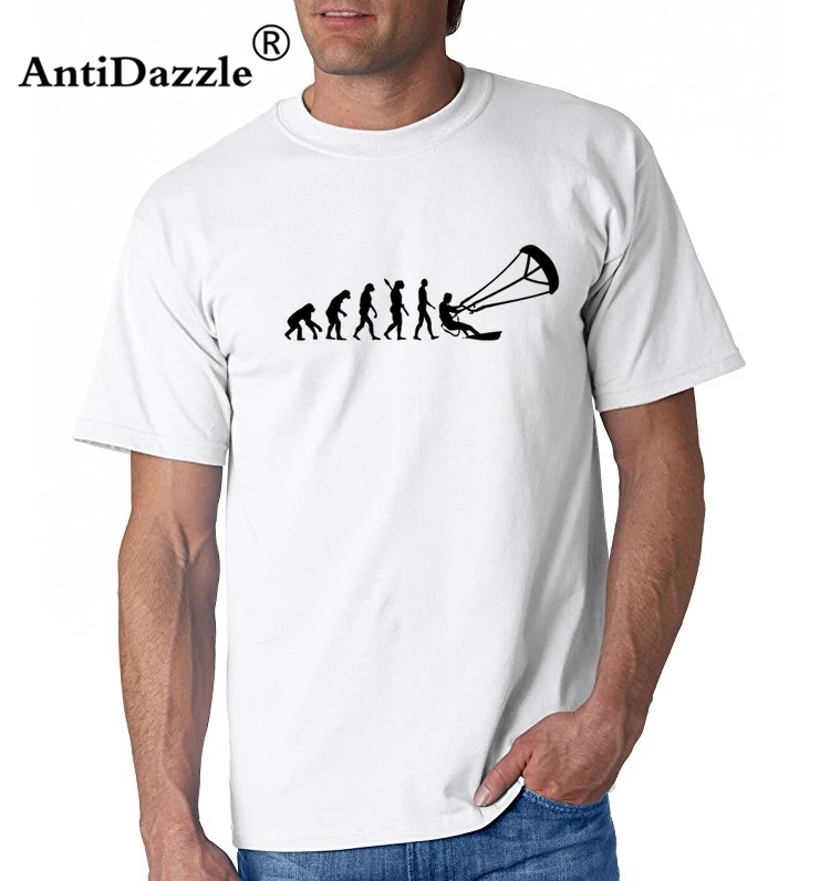 Antidazzle Evolution Kitesurfing модная популярная футболка Мужская хлопковая с коротким