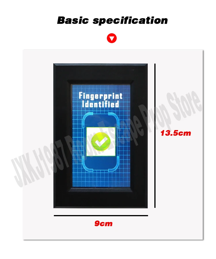 Сканер отпечатков пальцев prop Escape room puzzle, умный экран, система идентификации отпечатков пальцев, сканер отпечатков пальцев, разблокировка jxkj1987