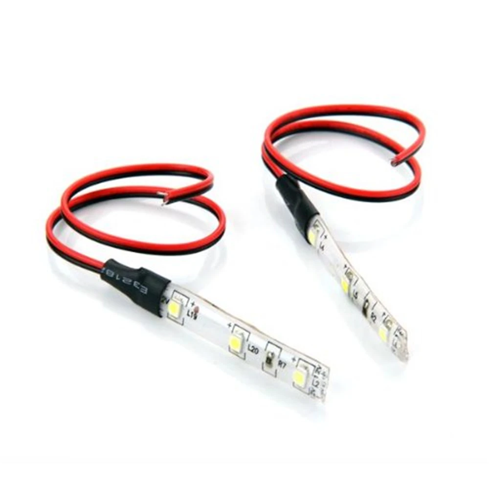 2 х автомобильные белые 3528 SMD 3 светодиода полоса водонепроницаемая лампа Декор