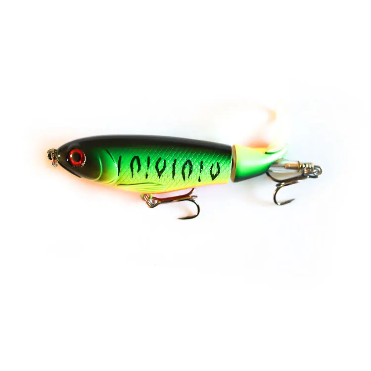 Fly твердая приманка для рыбалки верхняя водная Whopper Plopper10.5cm/17g искусственная карпа