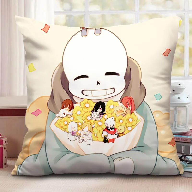 8 Игра Undertale Косплей Prop Sans Подушка модная квадратная подушка автомобильный диван поясная подушка Двусторонняя граф Подушка Рождественский подарок - Цвет: 8