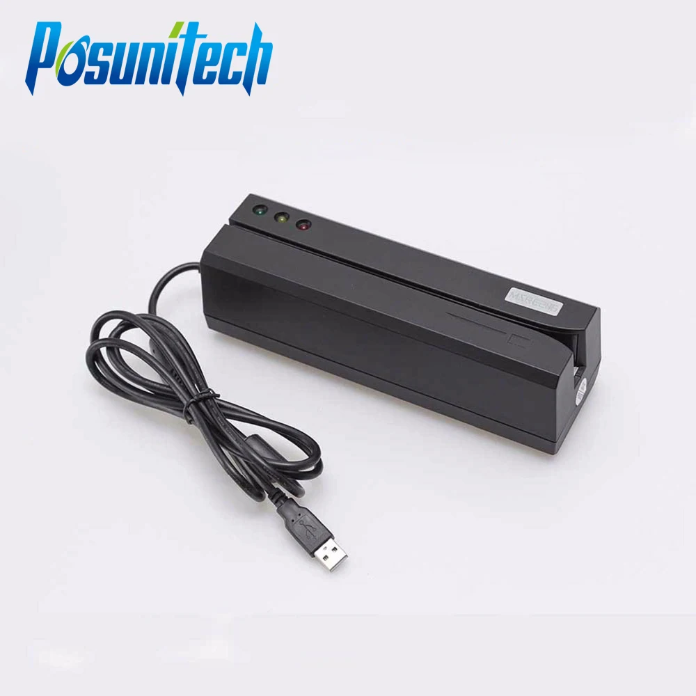 Считыватель магнитных карт MSRE206 Magstripe Писатель энкодера Размах USB Интерфейс