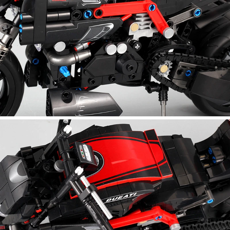 Новинка креативный эксперт Ducati Moto гоночный автомобиль наборы строительных