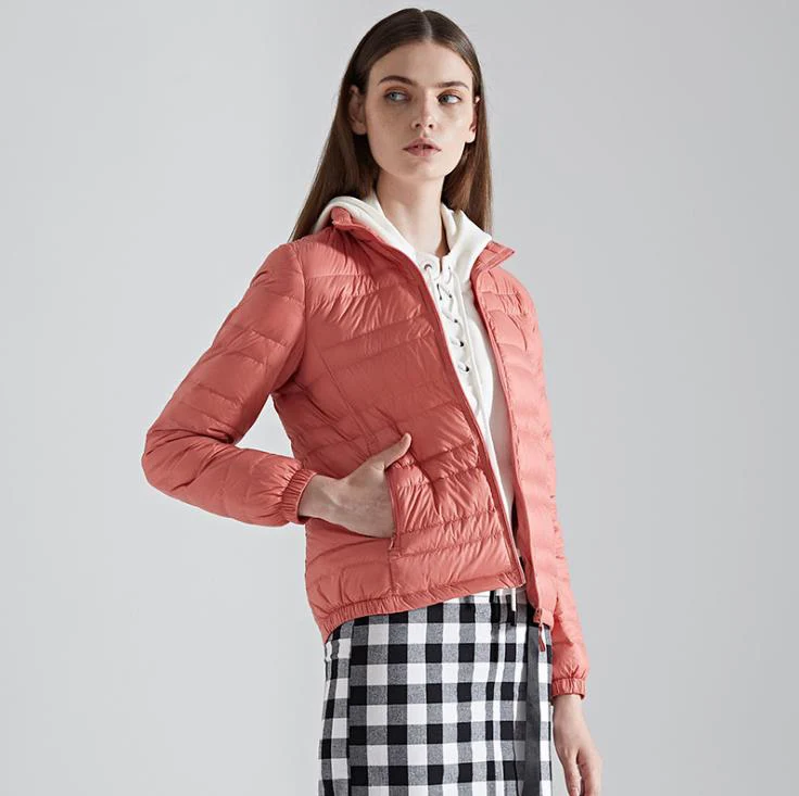 Новинка Женская Осенняя куртка высококачественный ульсветильник пуховик