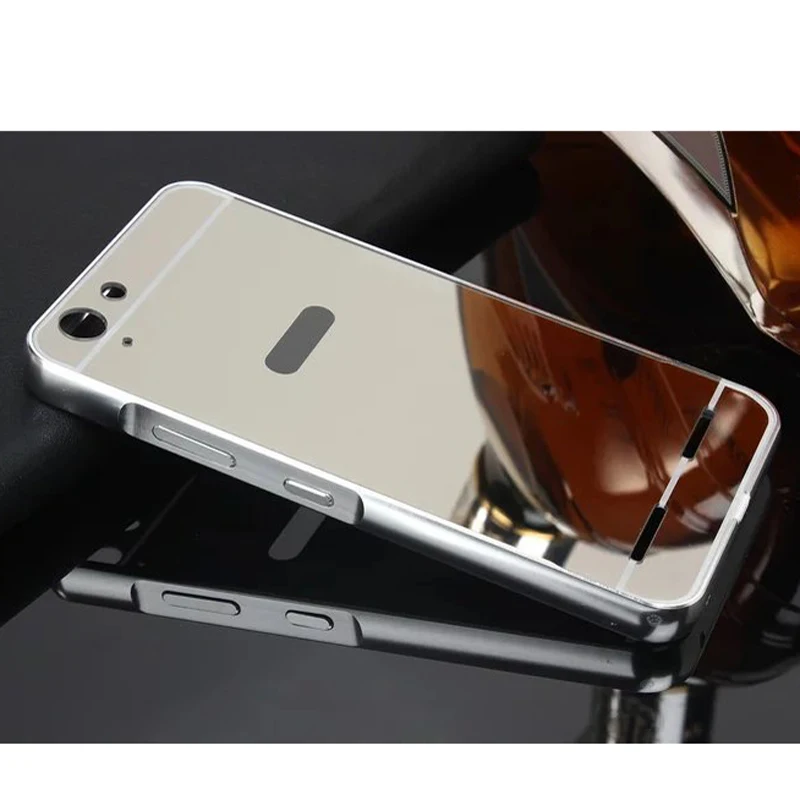 Мода Подарок Роскошные Золотое Покрытие Алюминий Металлический Каркас + Зеркало