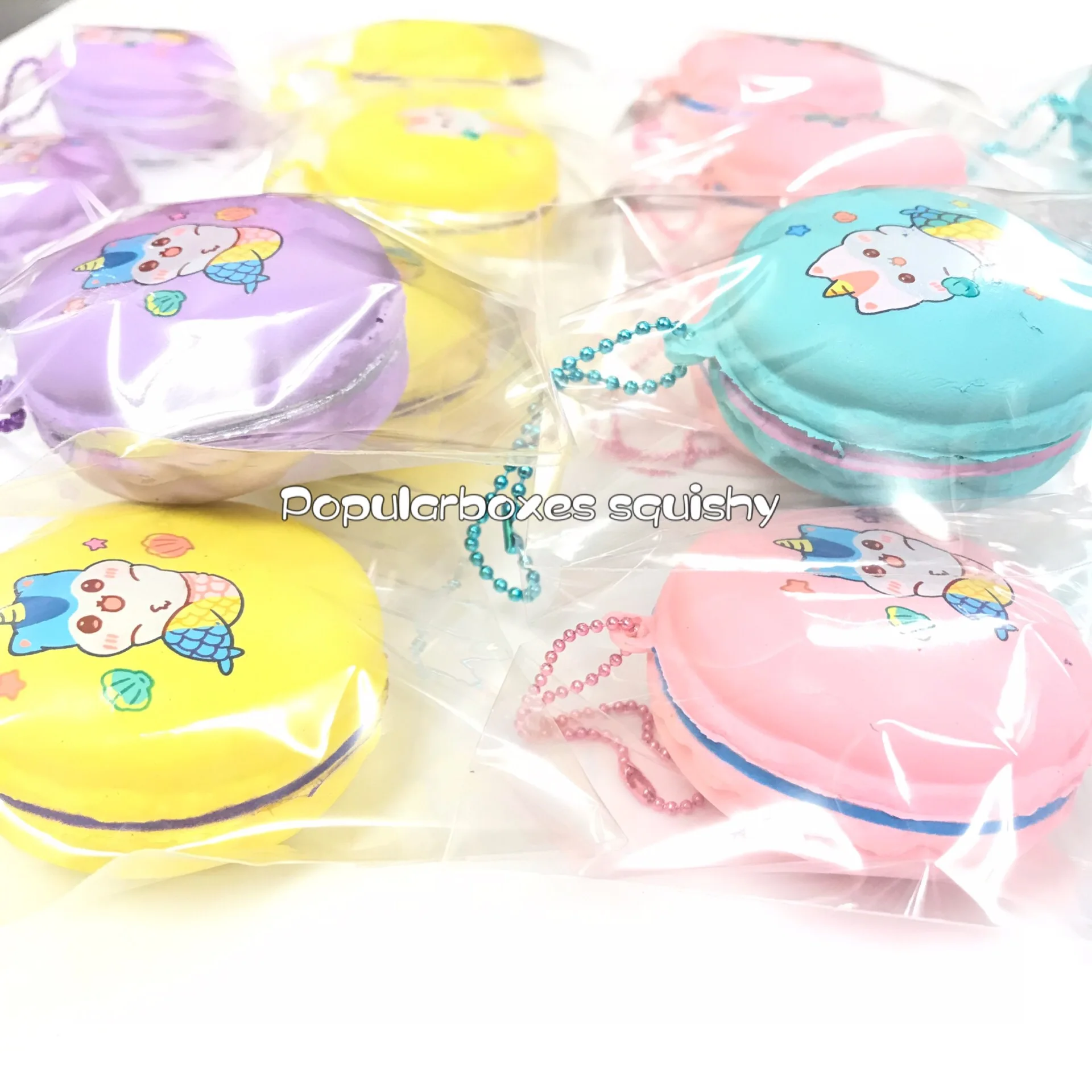 Pipularboxes poli Русалка Желтый Зеленый Фиолетовый и розовый Macaron медленно растет |