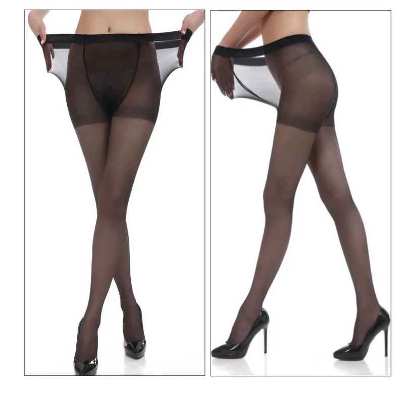 W61 Summer Nylon Seamless Pantyhose Plus Size Women Tights Transparent Sexy Stretchy Stocking Female | Женская одежда