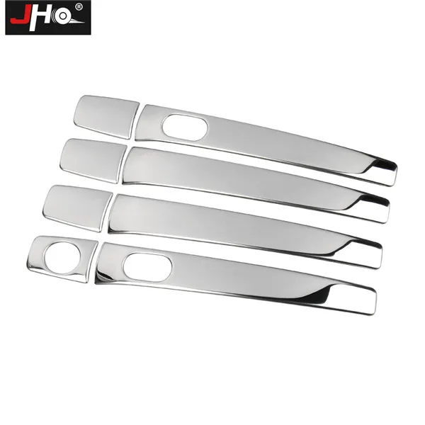 Silver Handle JHO нержавеющая сталь Наружная дверная ручка Накладка для- Ford Explorer Sport Limited Platinum автомобильные аксессуары - Цвет: Silver Handle