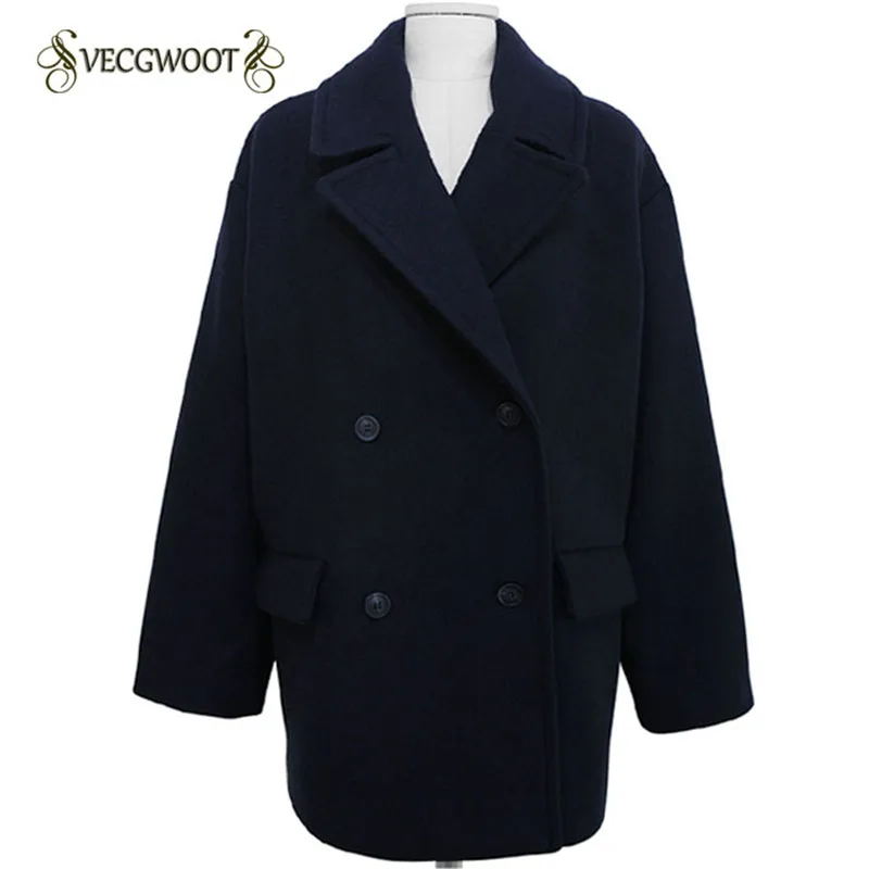 Новинка 2020 зимняя женская шерстяная куртка с длинным рукавом однотонная