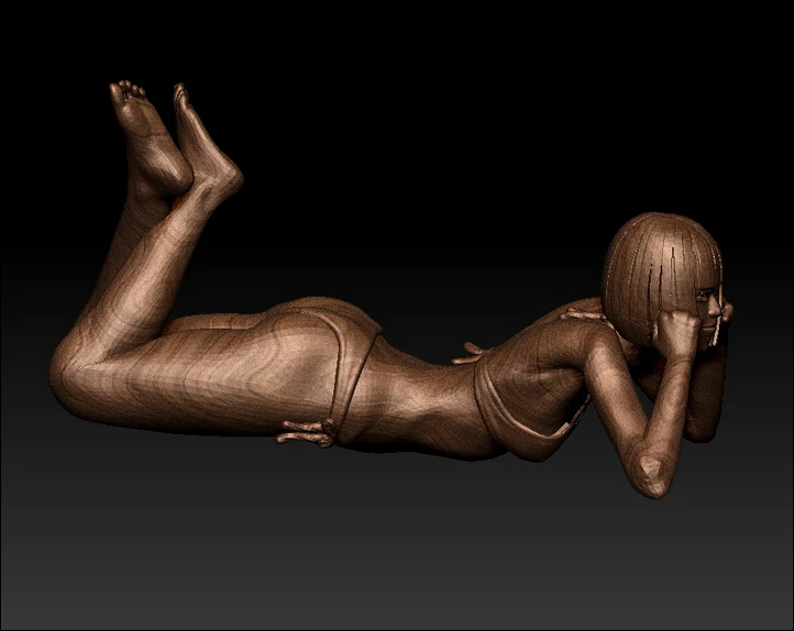 Новая 3D модель для рельефной скульптуры cnc машина в STL форме девушки бикини|model model