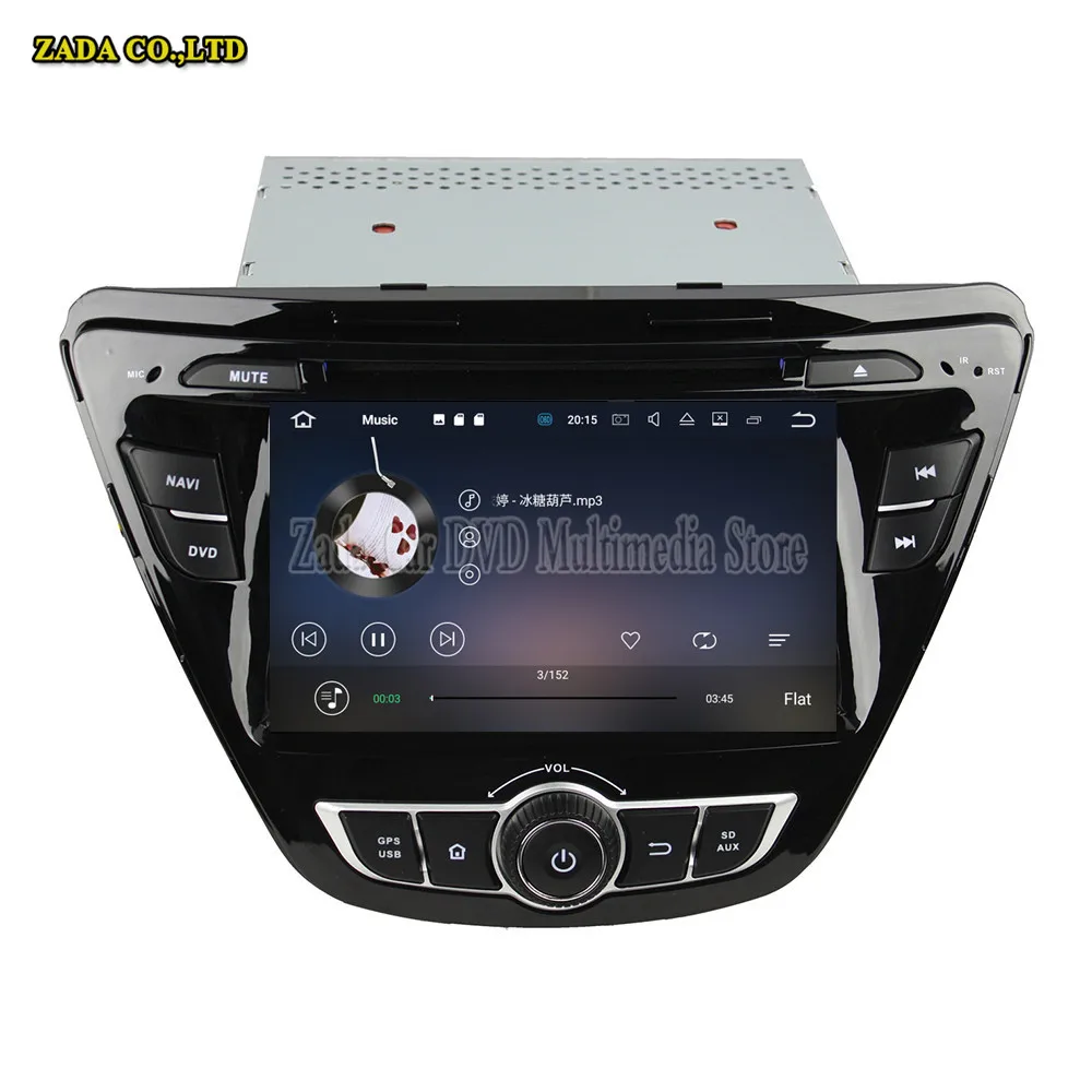 NaviTopia 7 дюймов 4 ядра 2 ГБ Android 8 1 автомобиля gps навигации для hyundai Elantra 2014 с Поддержка