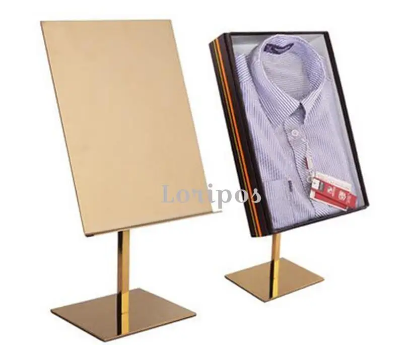Стойка для рубашки из нержавеющей стали держатель стойка демонстрации реквизит