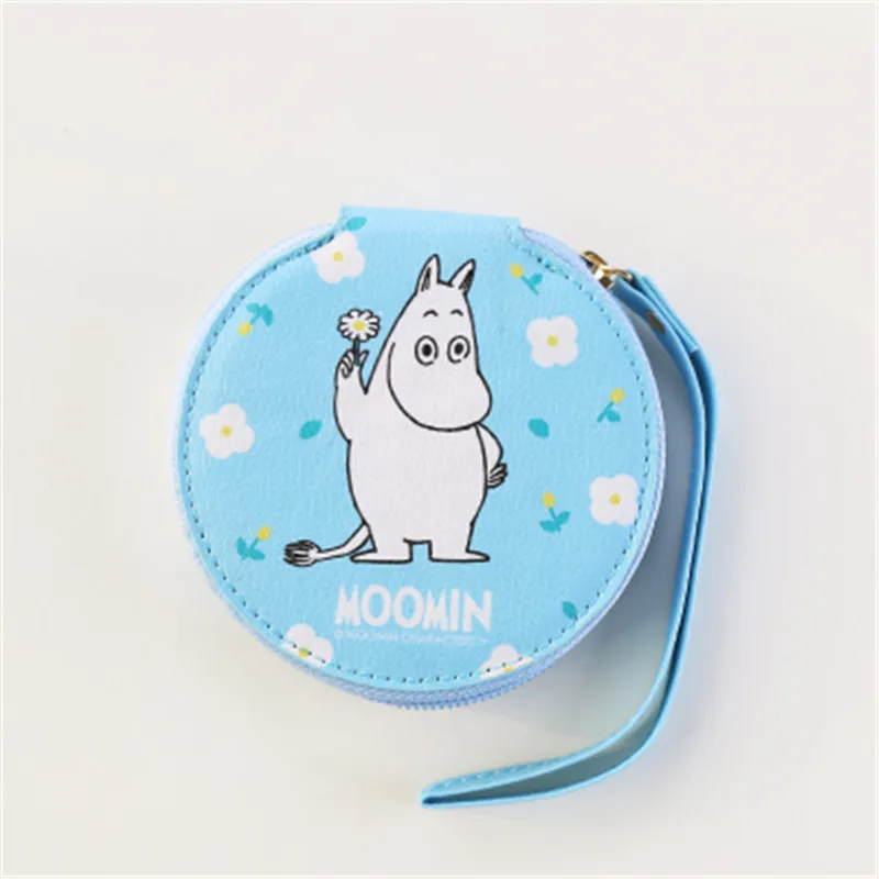 Moomin Кошелек для монет из искусственной кожи, Детский плюшевый Кошелек для монет, кошелек на молнии, кошелек для девочек и женщин, подарок