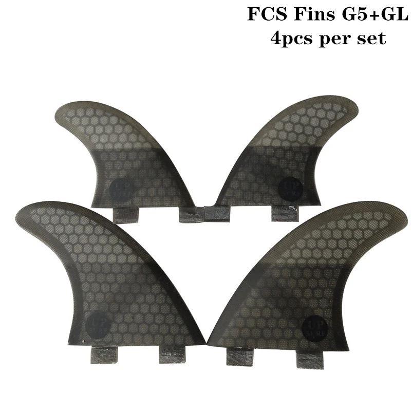 Набор из 4 цветов FCS G5 + GL в наборе цвета набор с логотипом для серфинга Quad fin
