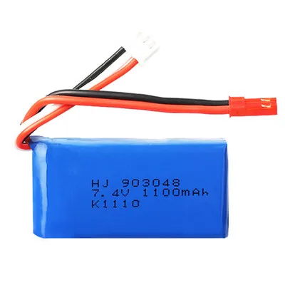 

7.4V 1100mAh Lipo Battery For WLtoys V353 Aircraft Li-Po Battery For WLtoys A949 A959 A969 A979 k929 Remote Control Car 903048