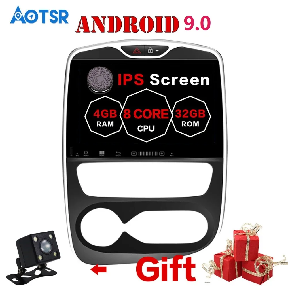 Px5 px6 Android 9,0 4+ 64 ГБ Автомобильный dvd-плеер для Renault Clio 2013- 1080P камера головное устройство радио buit-in DSP мультимедиа ips