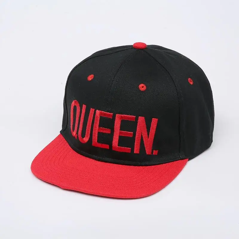 Новинка, 4 цвета, бейсболка с вышивкой KING QUEEN, акриловая бейсболка для мужчин и женщин, для пары, бейсболка в стиле хип-хоп, Спортивная Кепка, модные кепки для папы