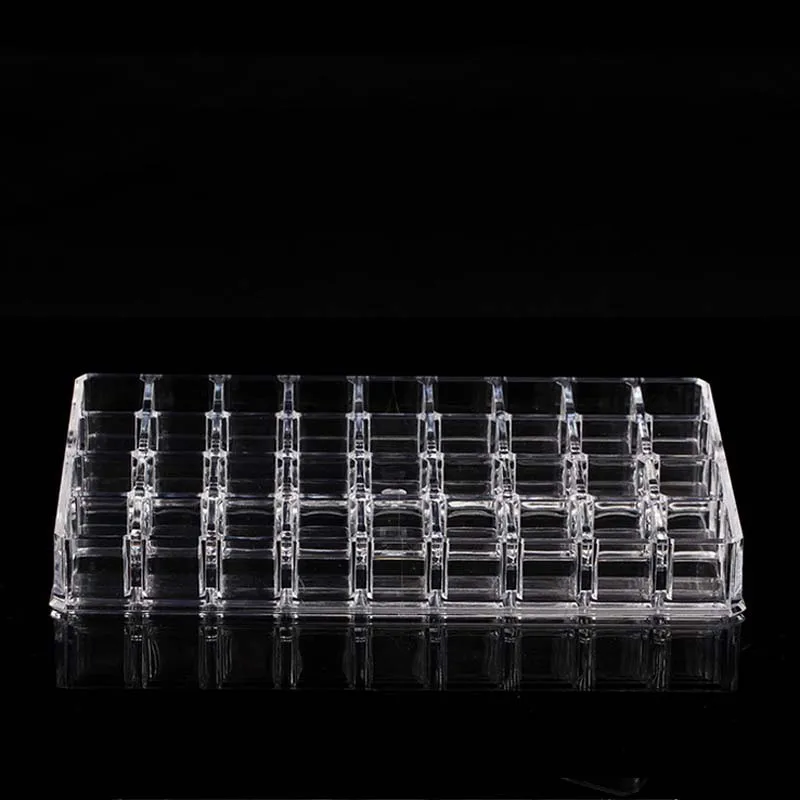 Acrylic Makeup Organizer Toiletry Storage Case Cosmetics Display 36 Slot Lipstick Holder for Lip Moisturizer Nail Polish | Дом и сад