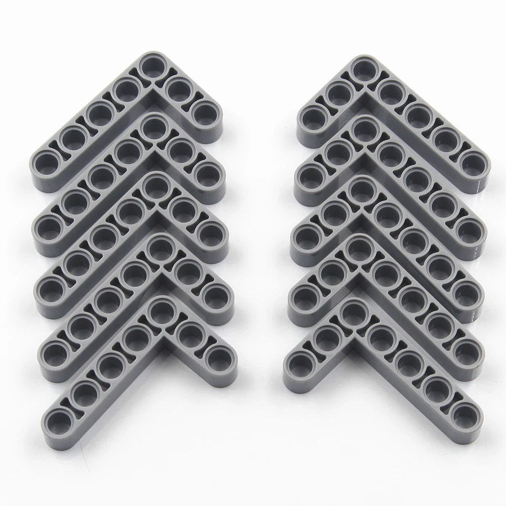 

MOC Building Blocks Self-Locking Bricks Technical Parts 10PCS TECHNICAL ANG. BEAM 3X5 90DGE compatible with Lego 32526 for Toy