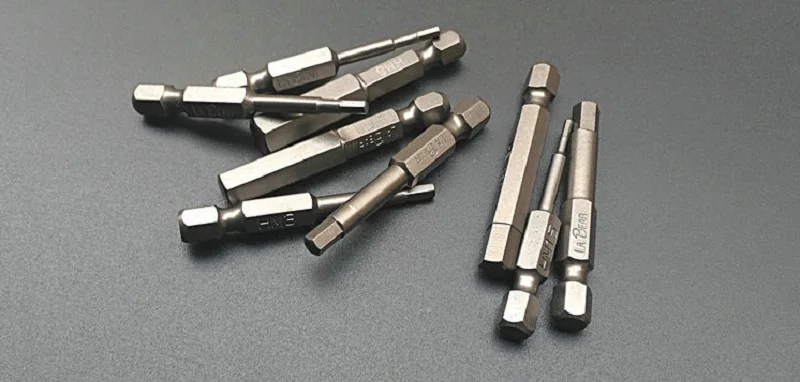 Новые 9 шт H1.5 H8 шестигранные наконечники отвертки L50mm L100mm S2 сталь 1/4