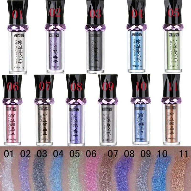 Новинка 14 цветов шариков для век shimer Gold Eyeshadow Pen женщин и девушек долговечные