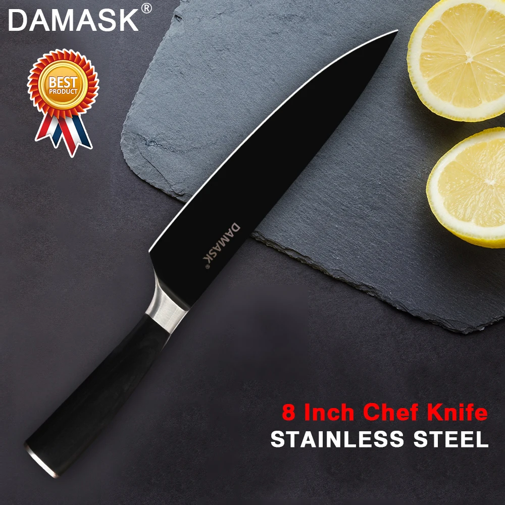 Damask нож для мяса из нержавеющей стали кухонные ножи шеф повара японские