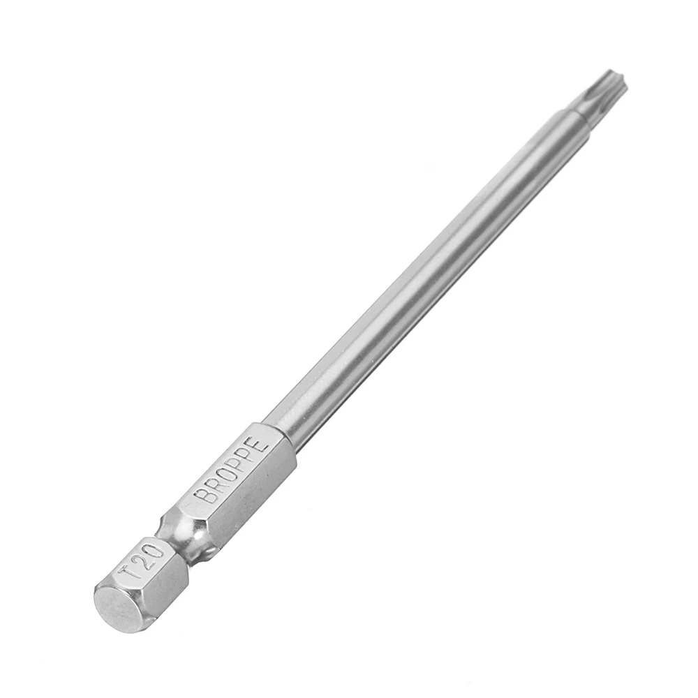 Broppe 11 pcs магнетический S2 Сталь 100 мм длиной Torx шестигранные безопасности сверло для электродрели Набор для Магнитная отвертка инструмент