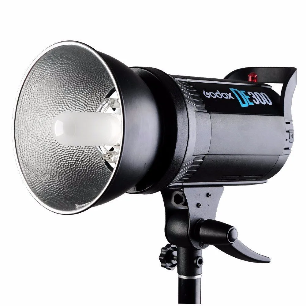 Godox DE300 300W/300WS Photo Studio Flashlight Strobe Lighting Kit + 35x160cm Grid Softbox with Bowens Mount 2.8M Light Stand |