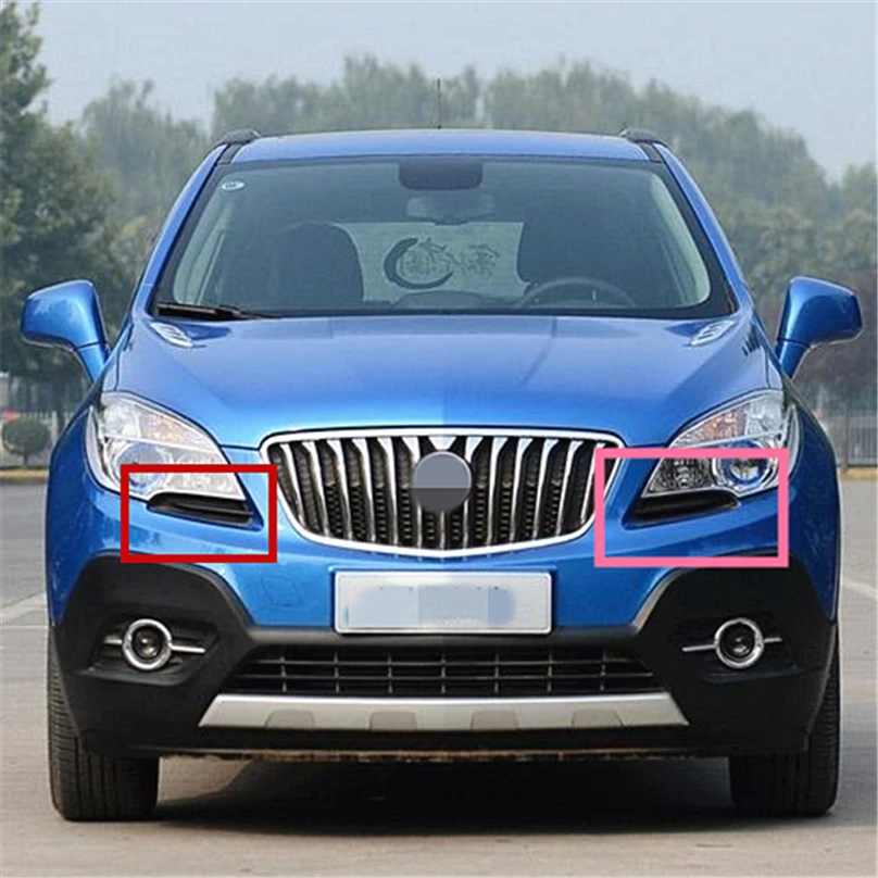Автомобильный мигающий для Buick Encore Opel Mokka 2012 2013 светодиодный DRL Дневной ходовой светильник для вождения Дневной светильник сигнальная лампа Стайлинг