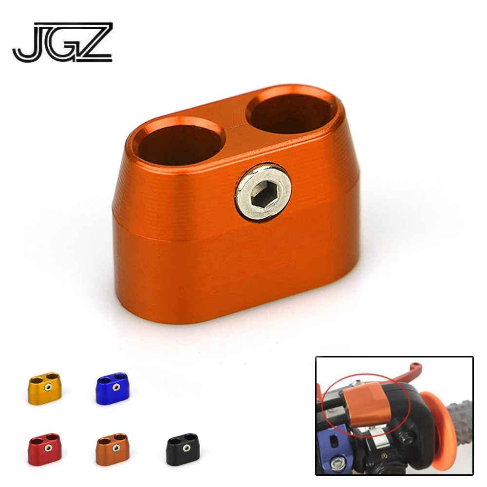 

Motorcycle CNC Throttle Cable Protection Clamp Cover Holder 4 Stroke For KTM 125 150 250 300 390 350 450 520 625 SXF EXC XCW MXC