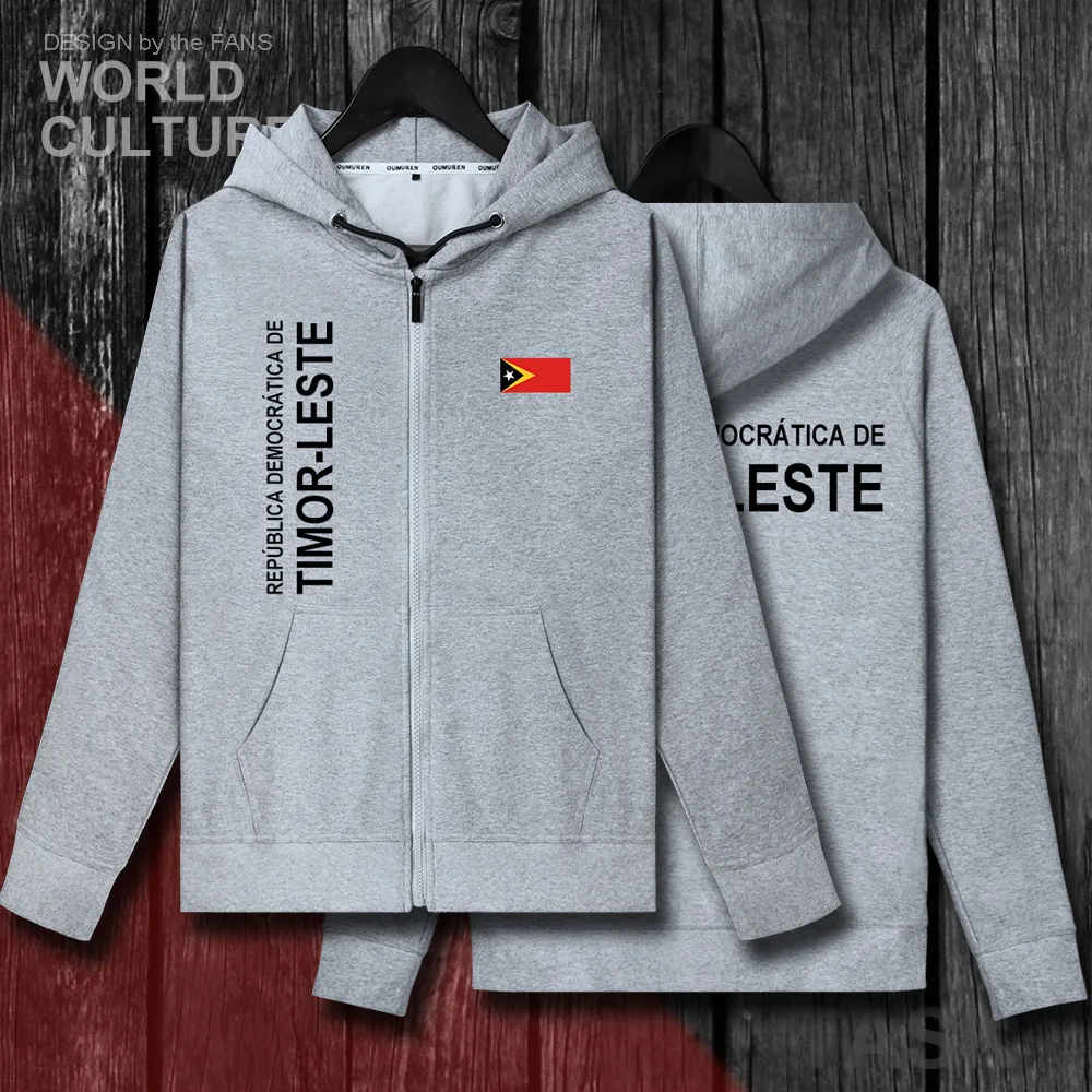 East Timor TMP Leste Tetum Timorese TL mens fleeces hoodies winter clothes men jackets and jerseys tracksuit coat | Мужская одежда