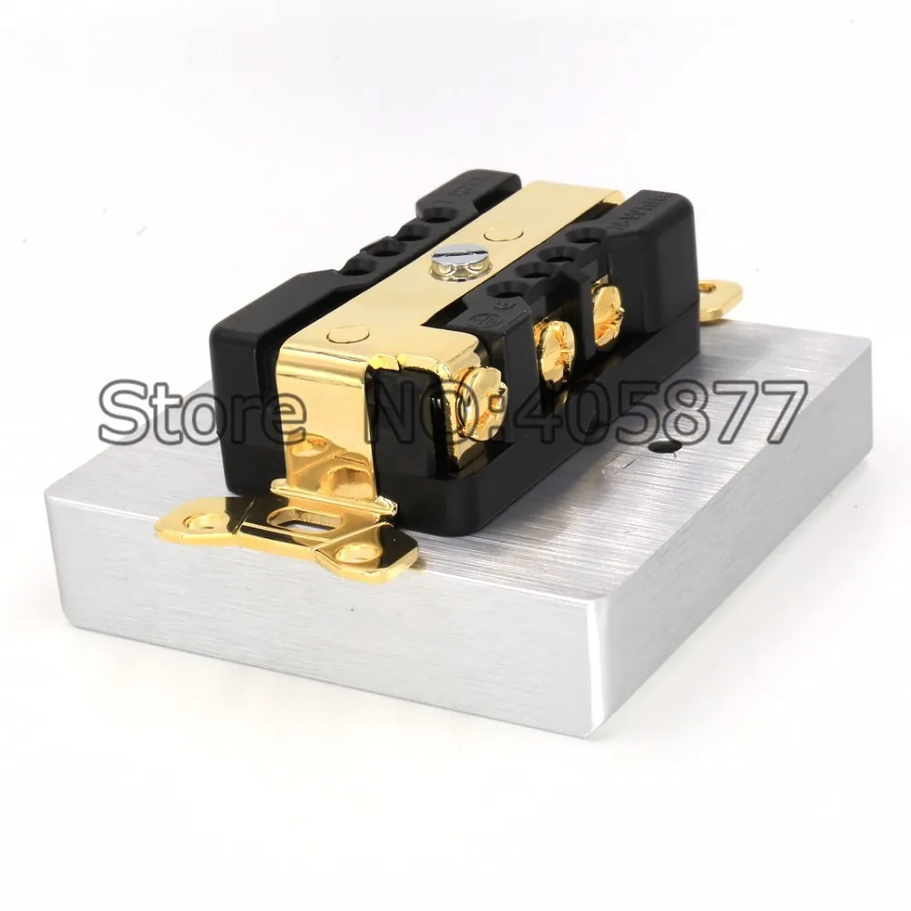 

High Quality Gold Plated AC Power Receptacle Wall plug Copper Socket