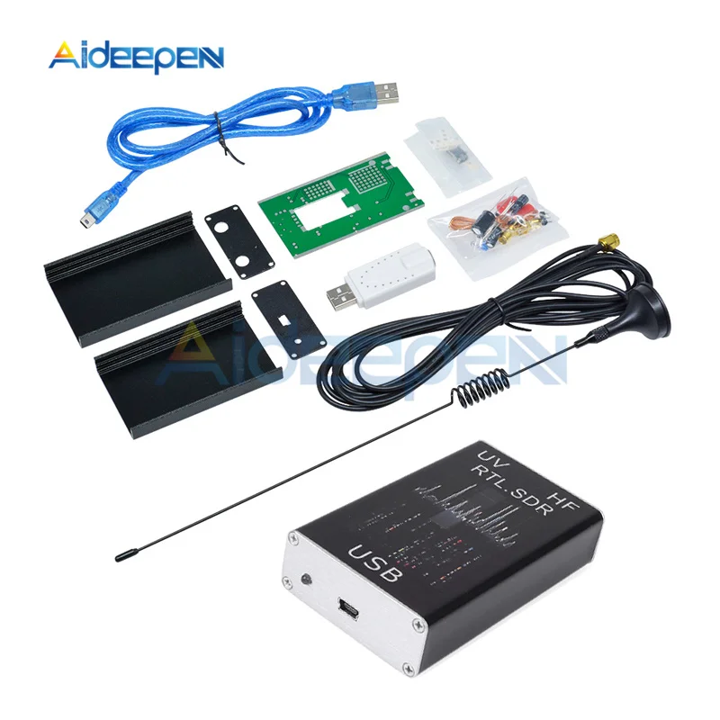 1 комплект радиоприемника Ham 100 кГц 7 ГГц Полнодиапазонный УФ тюнер HF USB RTLSDR ключ с