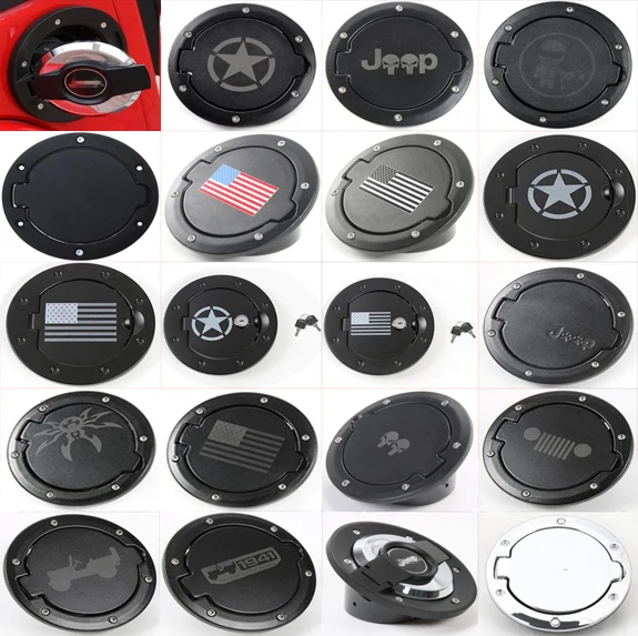 Новинка крышка топливного бака для газа наполнитель металл АБС Jeep Wrangler jk 2007 Up
